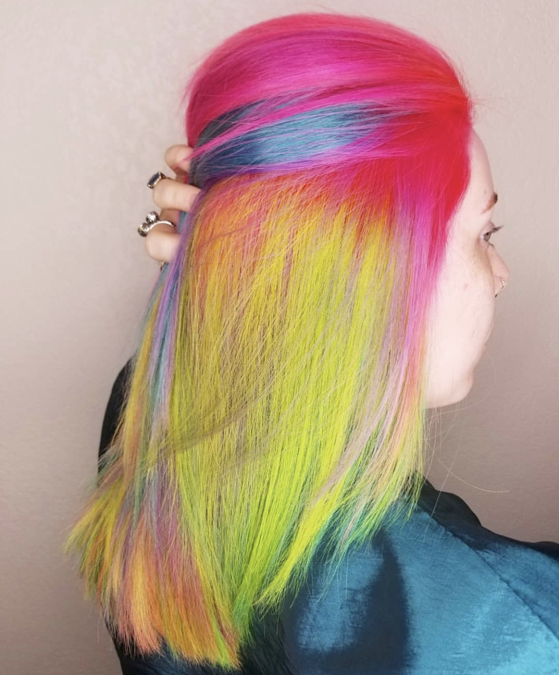 hair by sarah keene beauty boss salon image twelve of rainbow colorful perfect hair